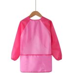 Tablier de peinture enfant impermable avec manches longues - blanc - 3 poches - polyester - 3 - 8 ans ...