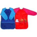 Tablier peinture enfant - imperm�able - manches longues - 3 poches - pour gar�on et fille - taille m ...