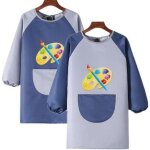 Tablier de peinture enfant - marque - mod�le - imperm�able - manches longues - poche