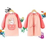 Tabliers de peinture pour enfants avec pochette motif de lapin mignon imperm�able et r�sistant aux taches ...