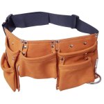 Tablier porte - outil de jardinage enfant trousse � outils en cuir ceinture � outils en cuir v�ritable ...
