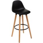 Chaise de bar maxon noir - atmosphera cr�ateur dint�rieur