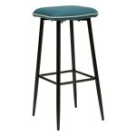 Tabouret bar design lanir atmosphera - bleu canard