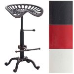 Tabouret de bar industriel butch i - clp - sige en fer forg - pieds en mtal - hauteur rglable