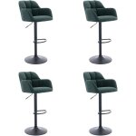 Wahson lot de 4 tabouret de bar en velours chaise de bar réglable chaise haute cuisine pour bar - cuisine ... Wahson lot de 4 tabouret de bar en velours chaise de bar réglable chaise haute cuisine pour bar - cuisine ...