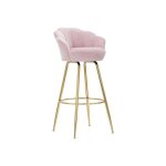 Tabouret de bar vienne rose cm
