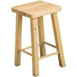 Tabouret bois - l x l x h - 27 x 27 x 45 cm - bois - pin massif Tabouret bois - l x l x h - 27 x 27 x 45 cm - bois - pin massif