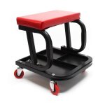 Wiltec tabouret de mécanicien 375 x 36 x 385 cm noir rouge servante Wiltec tabouret de mécanicien 375 x 36 x 385 cm noir rouge servante