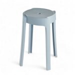 Tabouret plastique equipment - utility - bleu 30x45cm