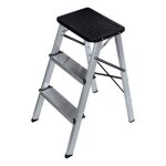 Tabouret pliant 3 marches - marque - modle - couleur principale: blanc