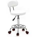 Tabouret de salon rglable - tabouret de coiffeur avec dossier - bar fauteuil  roulettes chaise tabouret ...