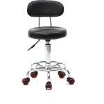 Tabouret de salon rglable - tabouret de coiffeur avec dossier - bar fauteuil  roulettes chaise tabouret ...