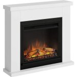 Tagu cheminée électrique à poser 1500 w avec cadre en bois blanc frode Tagu cheminée électrique à poser 1500 w avec cadre en bois blanc frode