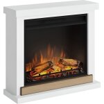 Tagu cheminée électrique à poser 1500 w avec cadre en bois hagen Tagu cheminée électrique à poser 1500 w avec cadre en bois hagen