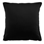 Taie doreiller 65x65 cm carr�e satin de coton noir