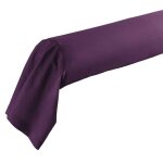 Taie de traversin - 85 x 185 cm - 57 fils - uni - violet