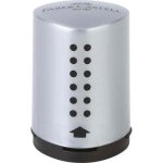 Taille - crayon - faber - castell - grip 2001 mini - argent - design triangulaire - vis de scurit
