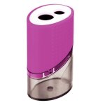 Taille - crayon métal avec réserve 2 usages Taille - crayon métal avec réserve 2 usages