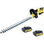 Taille - haies  batterie nemura 20v + 2 batteries 2ah + chargeur rapide