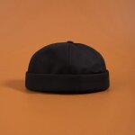 Taille unique - noir - bonnet marin en coton pour homme casquette sans visire chapeau docker polyvalent ...