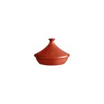 Tajine 32 cm orange charme - flame - emile henry