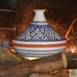 Tajine bakir bleu - d 31 cm