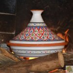 Tajine bakir rouge - d 31 cm