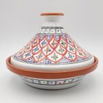 Tajine de cuisson bakir rouge - d 27 cm Tajine de cuisson bakir rouge - d 27 cm