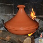 Tajine �vas� en pate � feu - d 31 cm