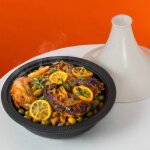 Tajine en fonte - la fonderie 1890 - asilah - � 29 cm - tous feux dont induction - couvercle c�ramique ...