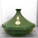 Tajine in ceramica flame diametro 32 cm colore verde alloro Tajine in ceramica flame diametro 32 cm colore verde alloro