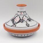 Tajine individuel �vas� marocain gris - d 22 cm