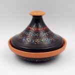 Tajine individuel �vas� marrakech noir - d 22 cm