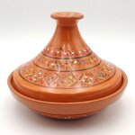 Tajine individuel �vas� marrakech orange - d 22 cm