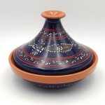 Tajine individuel vas tatou bleu nuit - d 22 cm