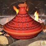 Tajine tatou rouge - d 31 cm