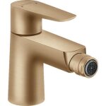 Mitigeur bidet - hansgrohe - talis e - bronze bross - economie deau - monotrou