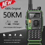 Talkie - walkie - autrement - uv s9 plus - 10w - portée 50 km - couleur green Talkie - walkie - autrement - uv s9 plus - 10w - portée 50 km - couleur green