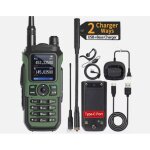 Talkie - walkie baofeng uv - 21 pro v2 ? port�e �tendue 10 km ? rechargeable ? 16 canaux ? lampe torche ...