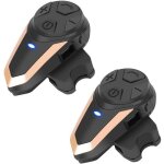 Talkie walkie betowey intercom moto pour 2 casques bt - s3 interphone sans fil oreillette bluetooth pour ...