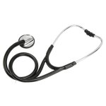 Tam stthoscope de cardiologie professionnel  tte unique pour infirmires et mdecins - noir ta188