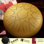 Tambour handpan 10 pouces 11 tons steel tongue drums cadeau instrument pour d�butants / adultes / enfants ...