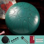 Tambour handpan 10 pouces 11 tons steel tongue drums cadeau instrument pour débutants / adultes / enfants ... Tambour handpan 10 pouces 11 tons steel tongue drums cadeau instrument pour débutants / adultes / enfants ...