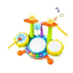 Tambour jouet bebe 1 an - instruments de musique enfants batterie jeux bebe 1 2 3 an �id�e cadeau enfant ...