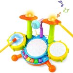 Tambour jouet - non spcifi - kit de batterie lectronique - avec lumires - pour enfants - 12 mois ...
