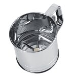 Tamis  farine - fa001 - acier inoxydable - 10 cm - pratique - durable