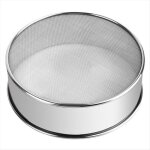 Tamis � farine pour p�tisserie - tamis rond en acier inoxydable de 15 cm mini tamis � farine � mailles ...