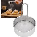 Tamis � farine - professionnel - mini tamis rond - acier inoxydable 304 - 40 mailles fines - pratique ...