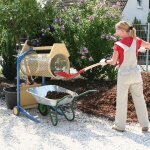 Tamis rotatif pour jardins et chantiers - tamis rotatif - polyvalence et facilit dutilisation