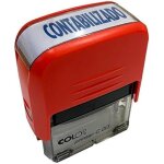 Tampons - colop - commercial - bleu - mod�le comptable - joints et tampons inclus